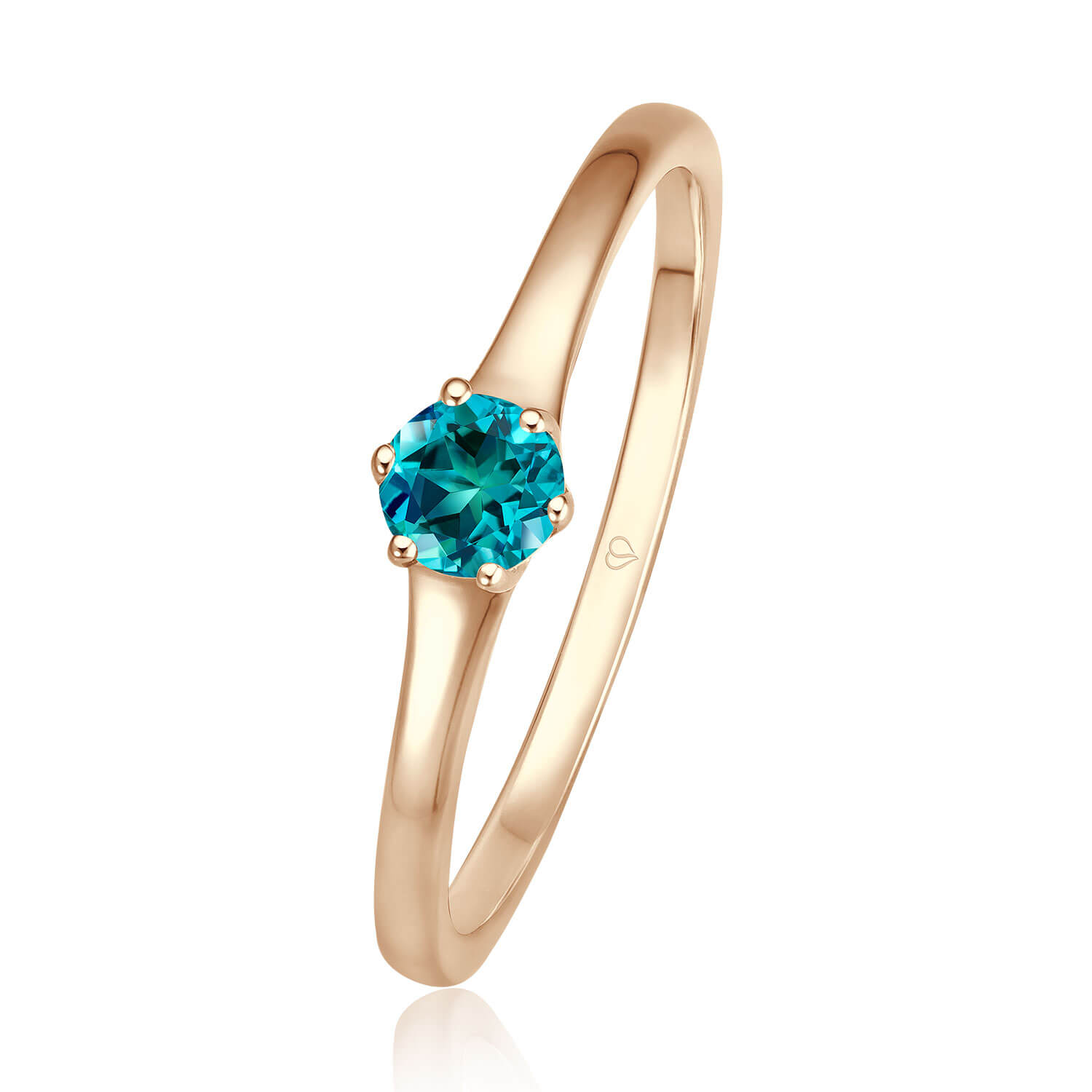 Desire mit Viridian Roségold 585 1x solitär (ca. 4 mm Viridian)