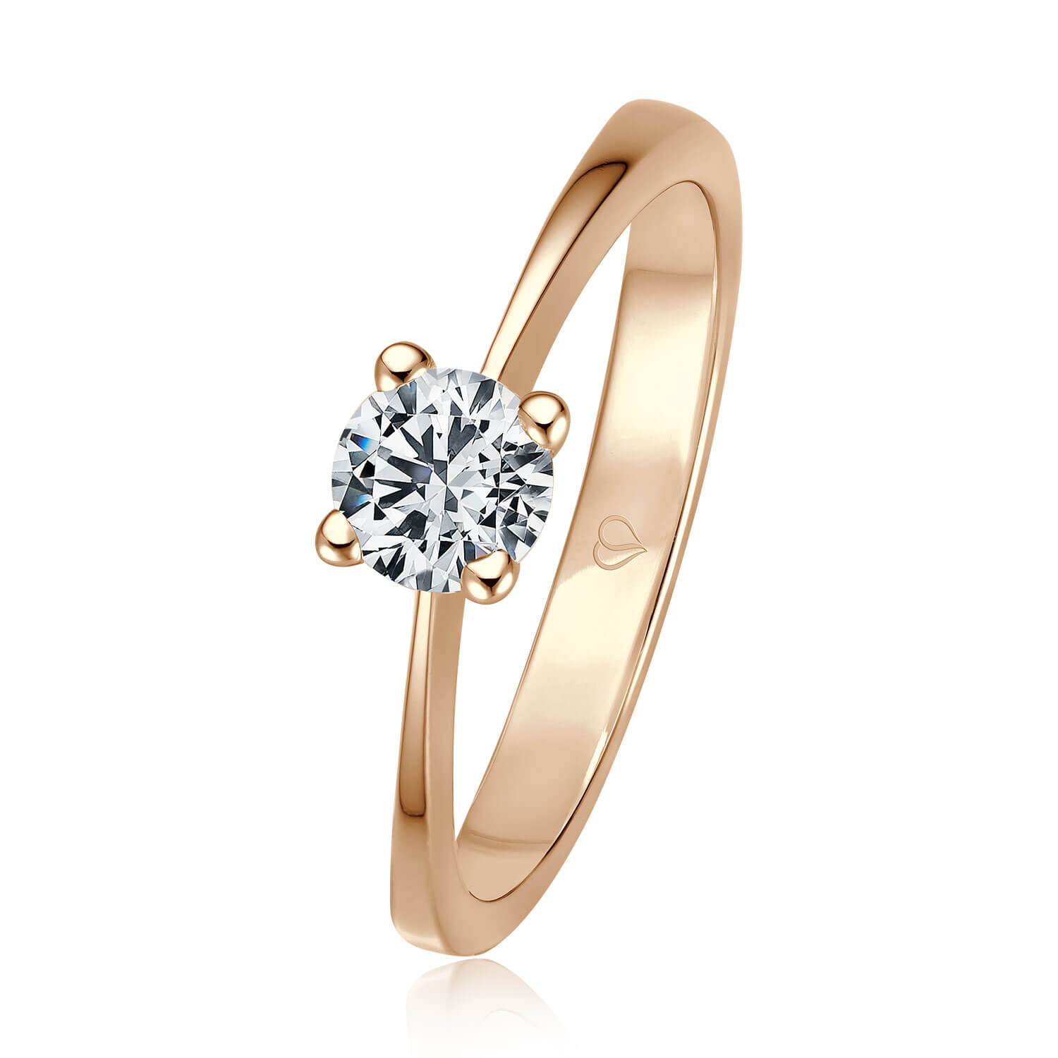 Verlobungsring Fabulous Roségold 750 1 x Solitär (0,50 ct w/if) Verlobungsring Fabulous Roségold 750 1 x Solitär (0,50 ct w/if)