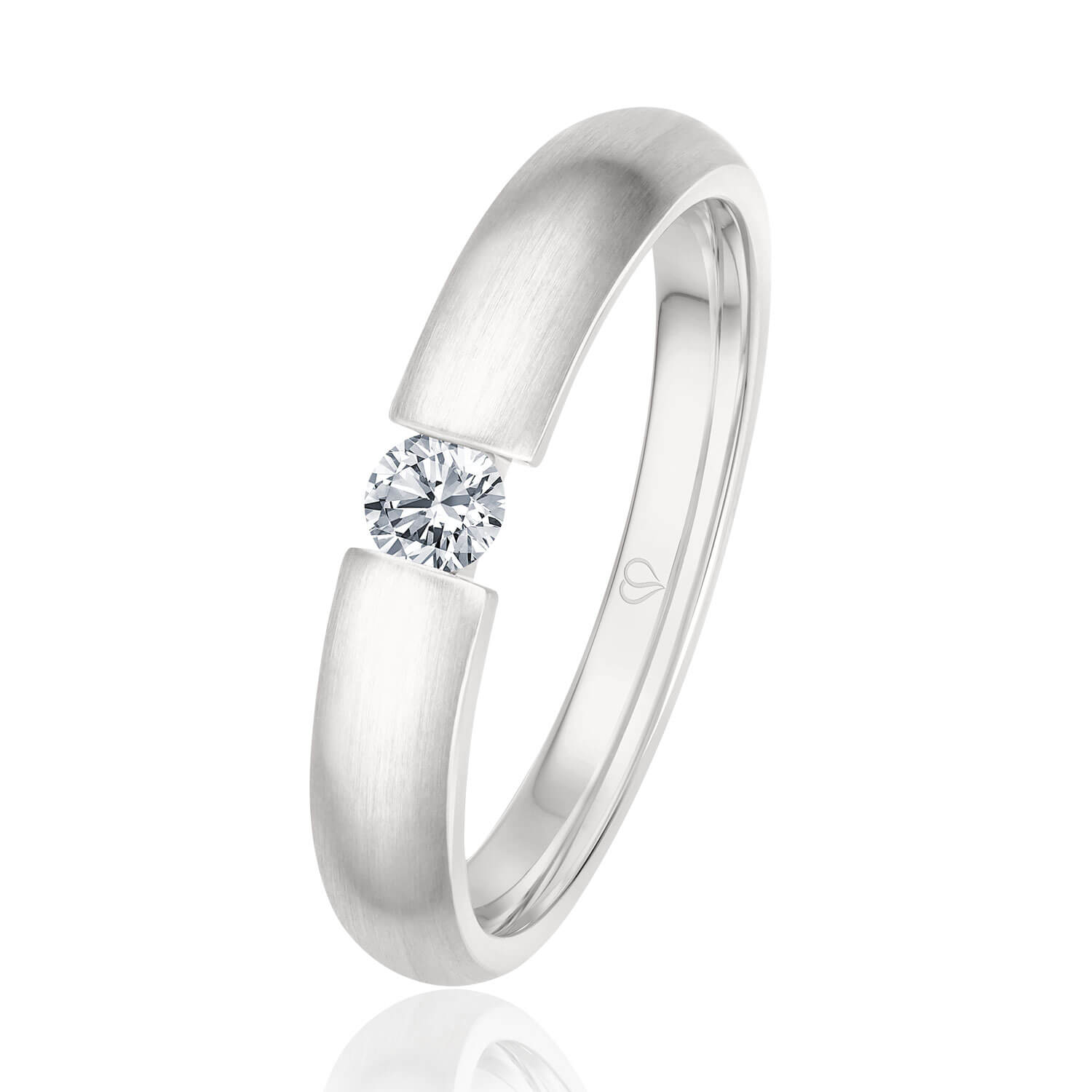 Cosy Platin 600 1 x Solitär (0,15 ct w/if) Cosy Platin 600 1 x Solitär (0,15 ct w/if)