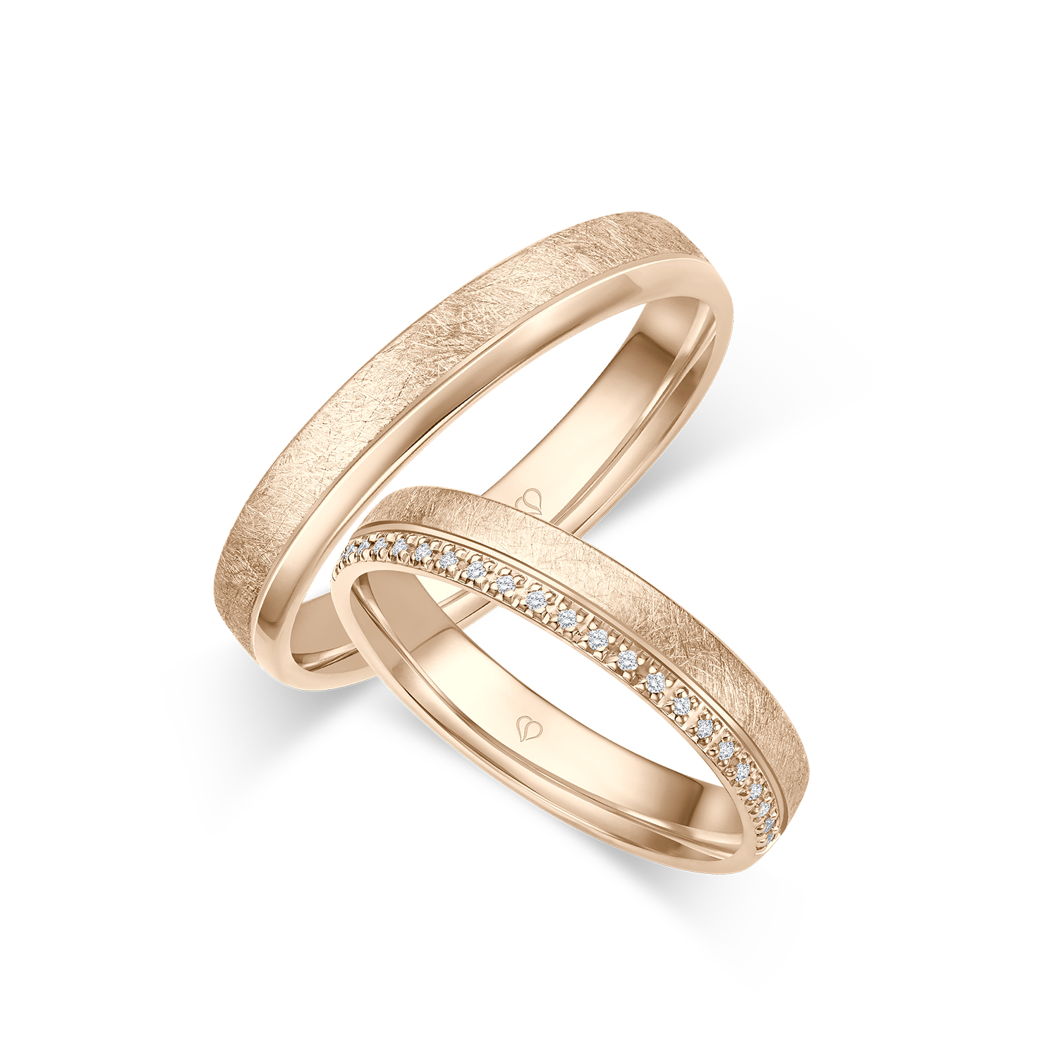 Trauring Roségold Roségold 585 22 x verteilt (0,11ct w/if) Trauring Roségold Roségold 585 22 x verteilt (0,11ct w/if)