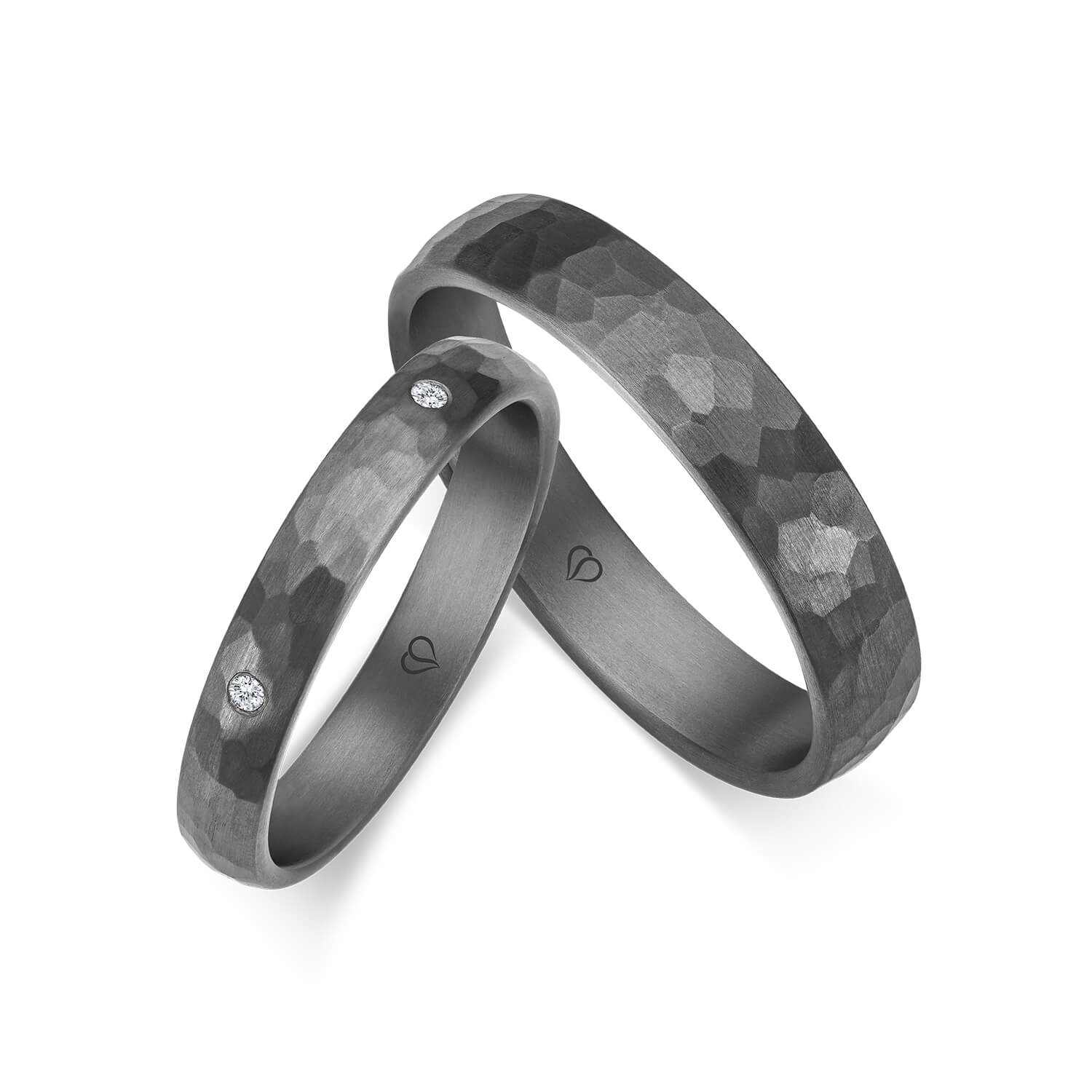 Trauring Tantal Tantal 5 x verteilt (0,05 ct tw/si) Trauring Tantal Tantal 5 x verteilt (0,05 ct tw/si)