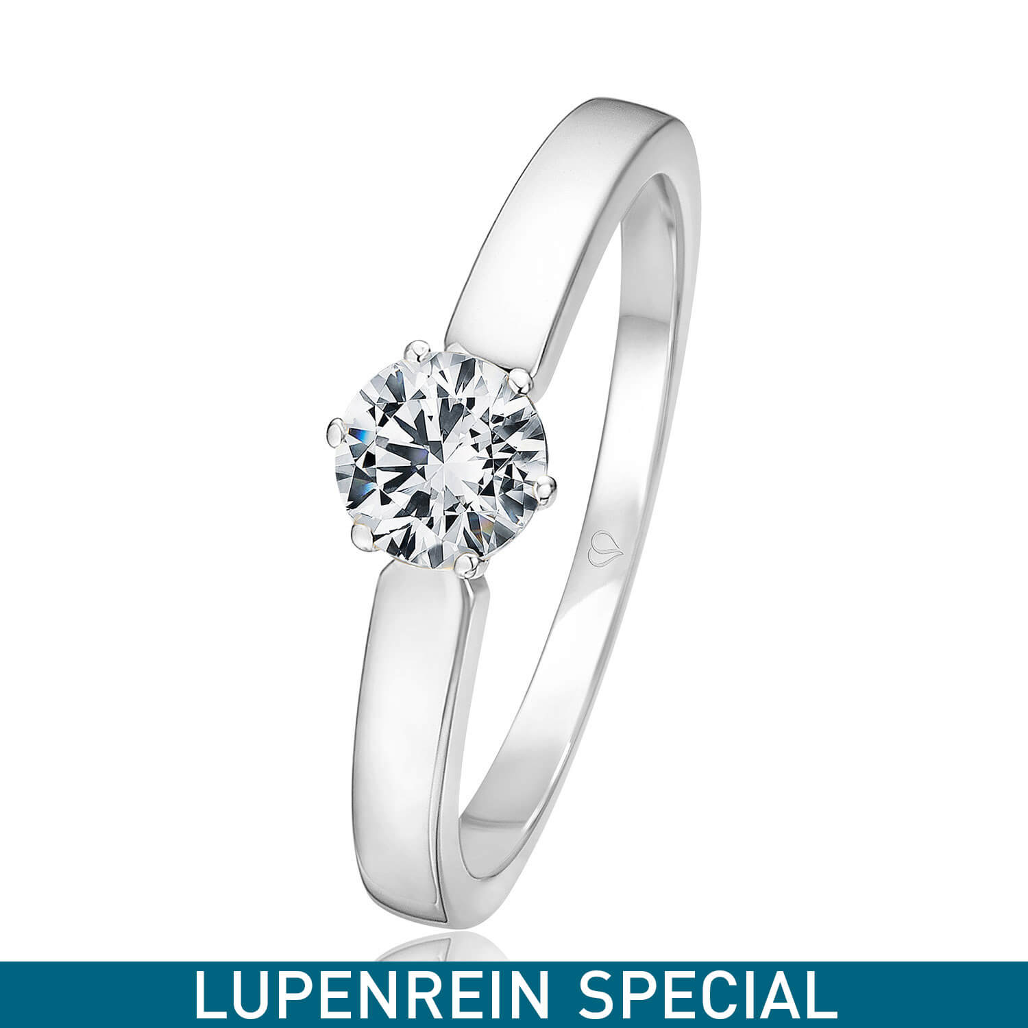 Verlobungsring Amorous Weißgold 585 1 x Solitär (0,50 ct Lupenrein) Verlobungsring Amorous Weißgold 585 1 x Solitär (0,50 ct Lupenrein)