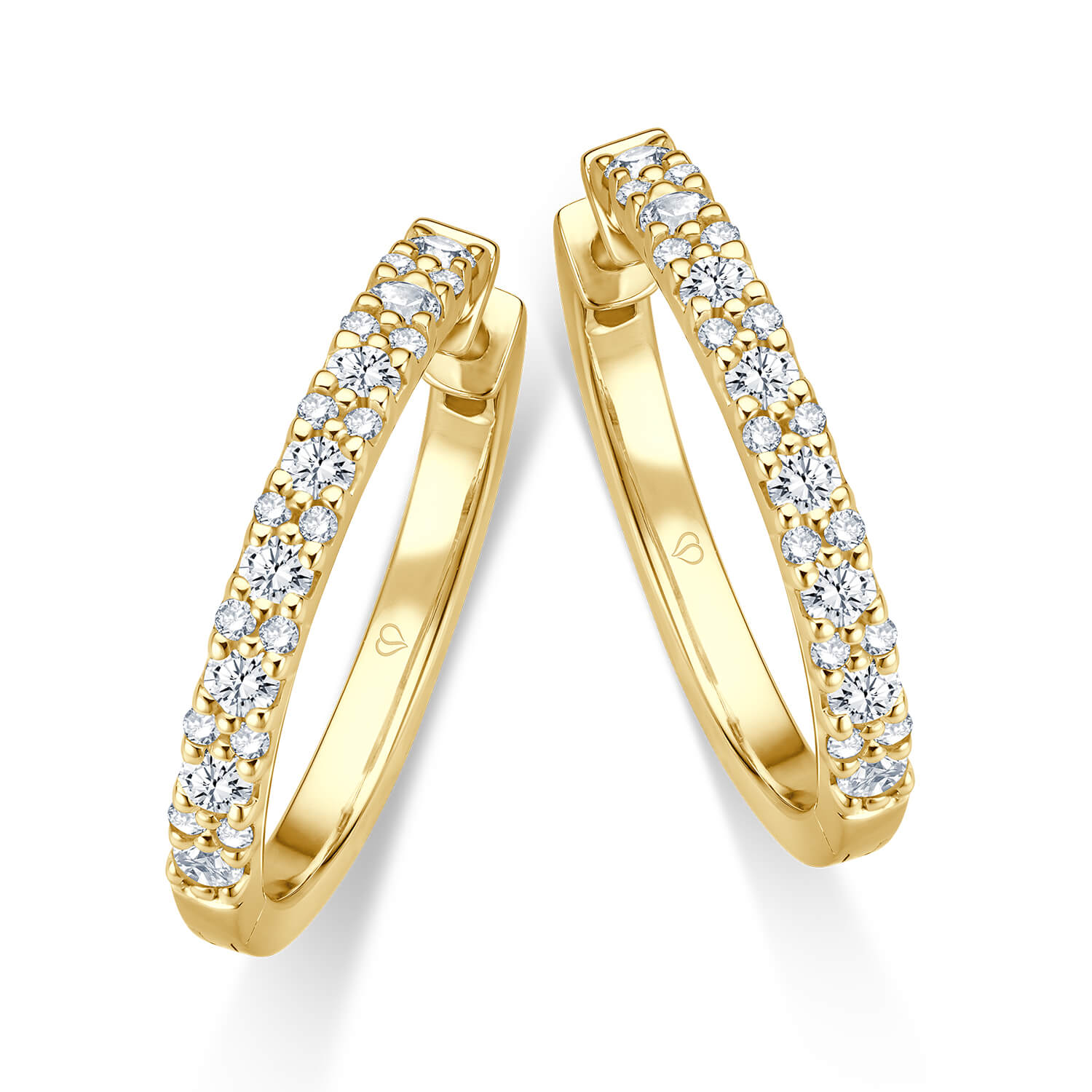 Creolen Candor Gelbgold 585 44x Reihe (0,75 ct w/si) Creolen Candor Gelbgold 585 44x Reihe (0,75 ct w/si)