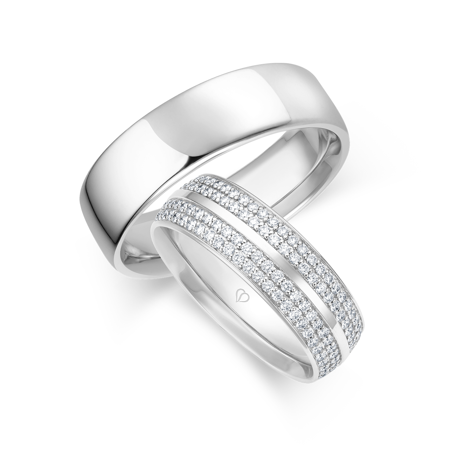 Trauring Platin Platin 950 216 x verteilt (1,08ct w/if) Trauring Platin Platin 950 216 x verteilt (1,08ct w/if)