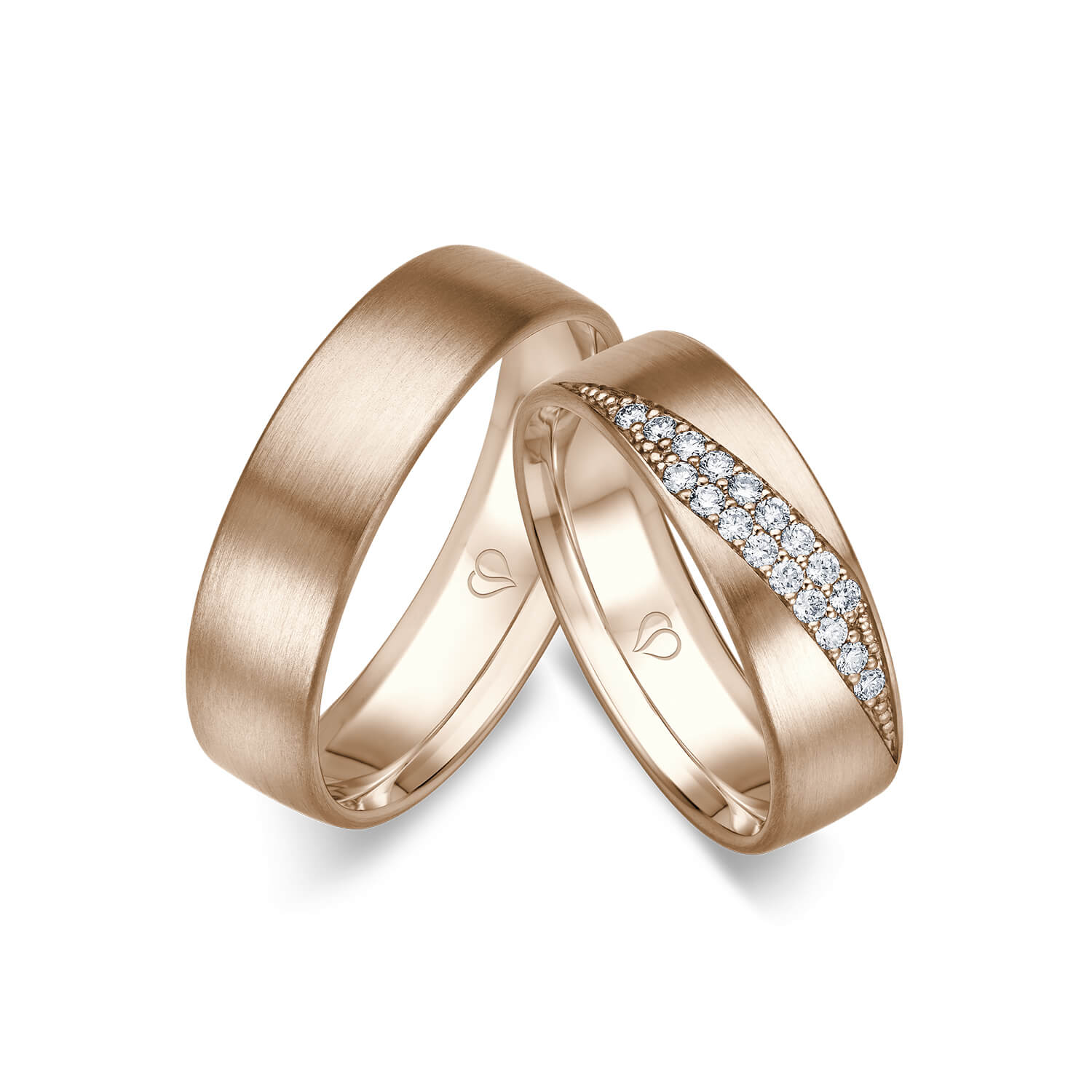 Trauringe Ambridge Ambridge 585 18 x Reihe (0,18 ct w/si) Trauringe Ambridge Ambridge 585 18 x Reihe (0,18 ct w/si)