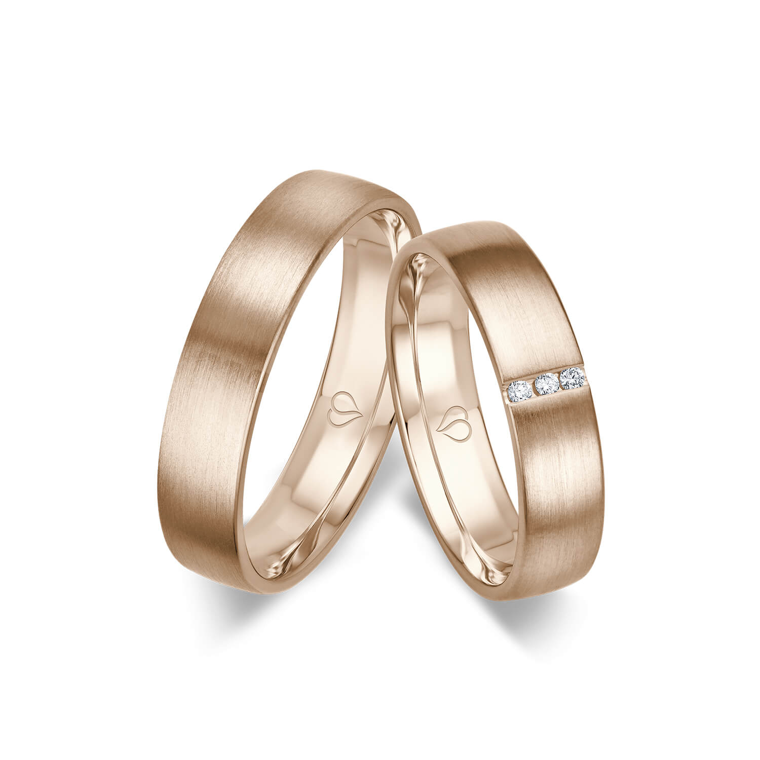 Trauringe Ambridge Ambridge 585 3 x Reihe (0,03 ct w/si) Trauringe Ambridge Ambridge 585 3 x Reihe (0,03 ct w/si)