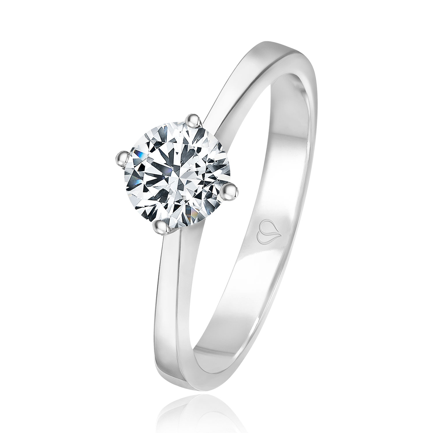 Verlobungsring Caring Platin 950 1 x Solitär (0,70 ct w/if) Verlobungsring Caring Platin 950 1 x Solitär (0,70 ct w/if)